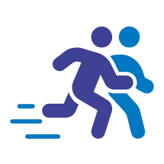 икона - хора, които бягат